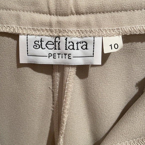Vintage Stefi Lara light beige suitpants US10 - Picture 5 of 5